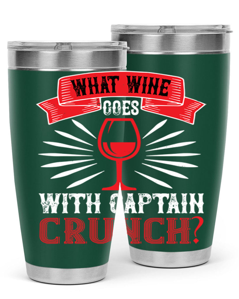 what wine goes with captain 10#- wine- Tumbler