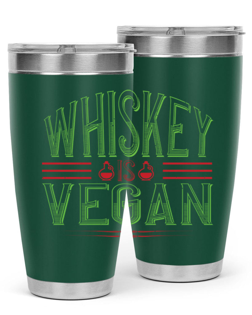 whiskey is vegan 110#- vegan- Tumbler