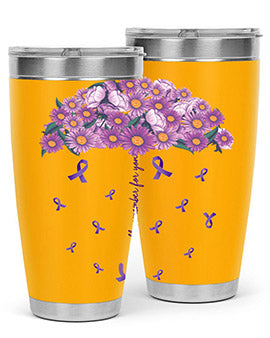 AlzheimerS Awareness Purple Umbrella 18#- alzheimers- Tumbler