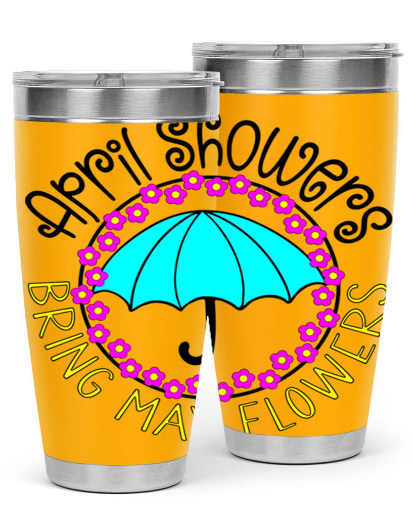 April showers21#- spring- Tumbler