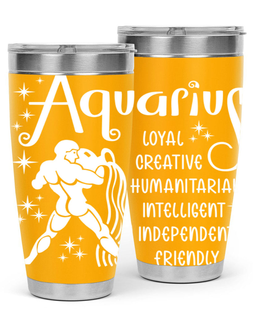 Aquarius 68#- zodiac- Tumbler