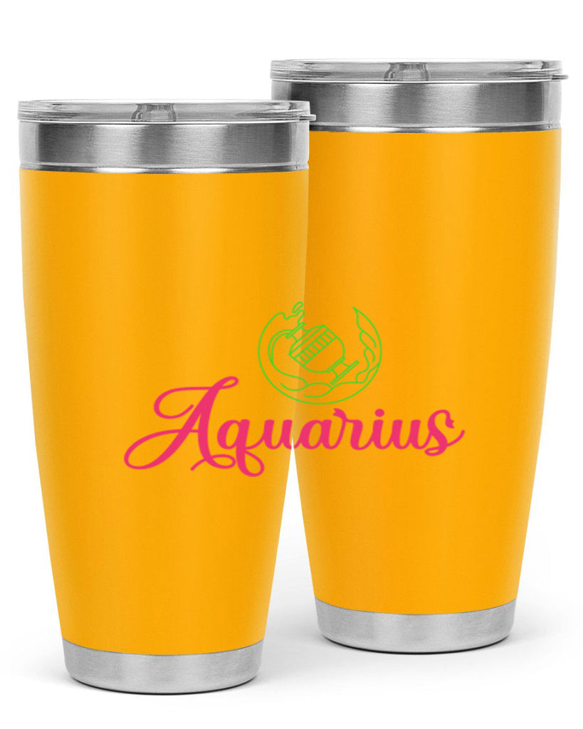 Aquarius 70#- zodiac- Tumbler