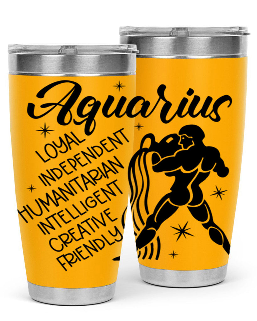 Aquarius 72#- zodiac- Tumbler