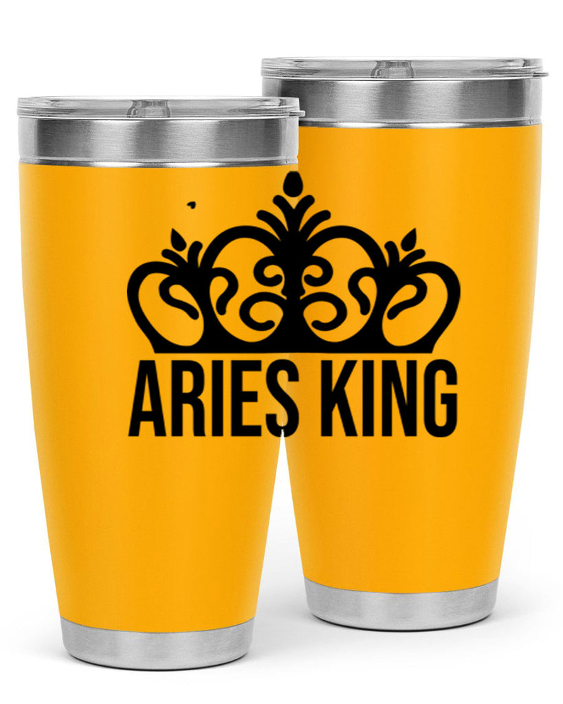 Aries king 107#- zodiac- Tumbler