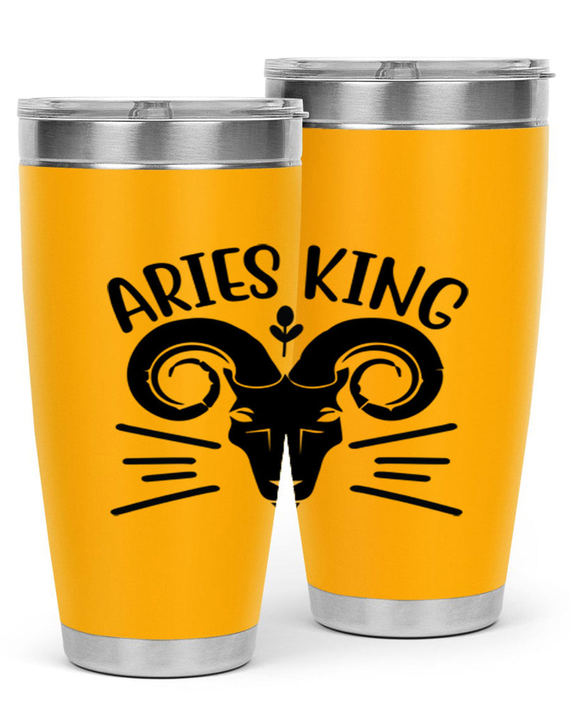 Aries king 109#- zodiac- Tumbler