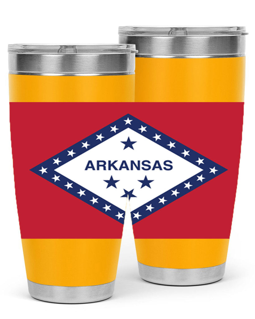 Arkansas 48#- Us Flags- Tumbler