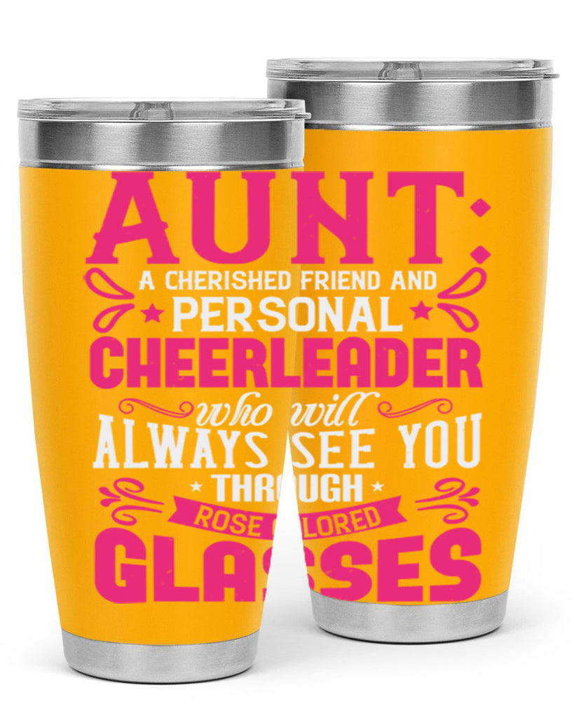 Aunt A cherished friend and personal cheerleader Style 70#- aunt- Tumbler