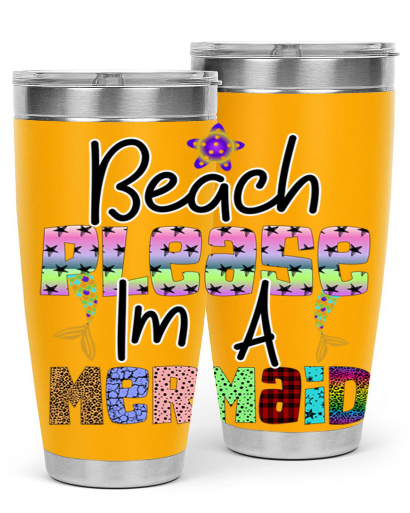 Beach Please Im A Mermaid 59#- mermaid- Tumbler