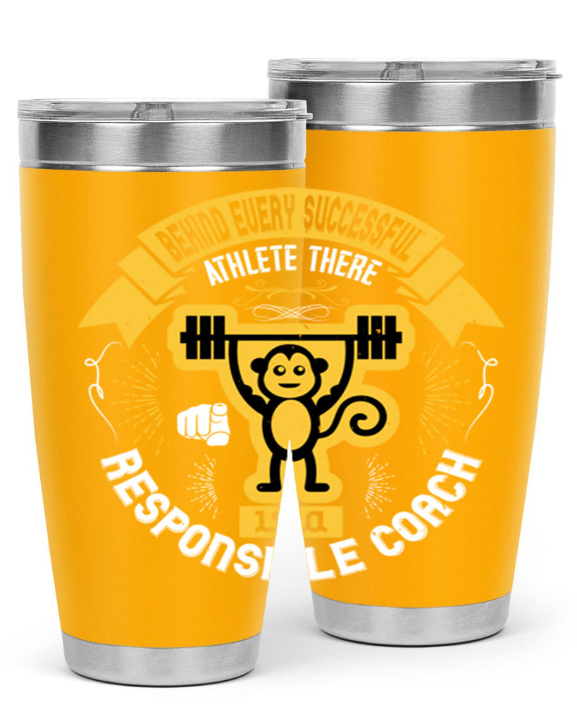 Behind every successful athlete there is a responsible coach Style 2#- coaching- tumbler