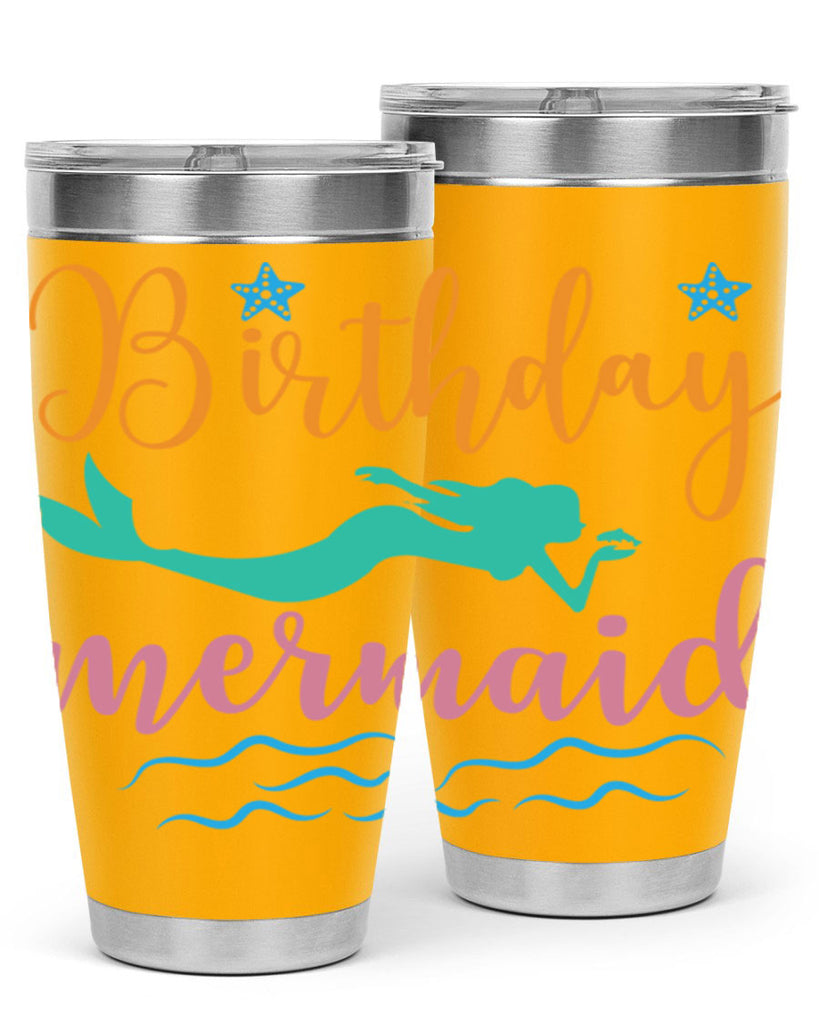 Birthday Mermaid Design 79#- mermaid- Tumbler