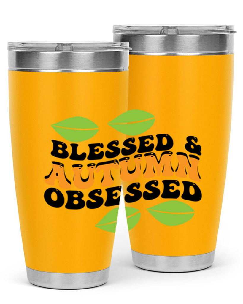 Blessed Autumn Obsessed 48#- fall- Tumbler
