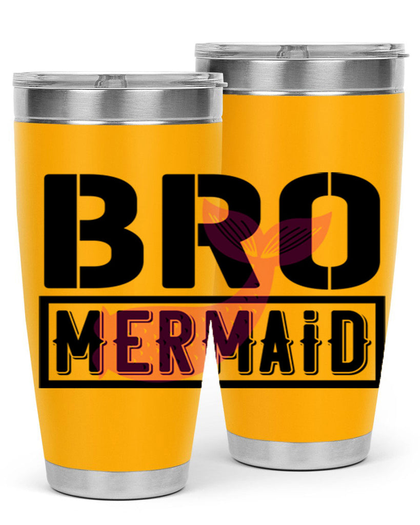 Bro mermaid 85#- mermaid- Tumbler