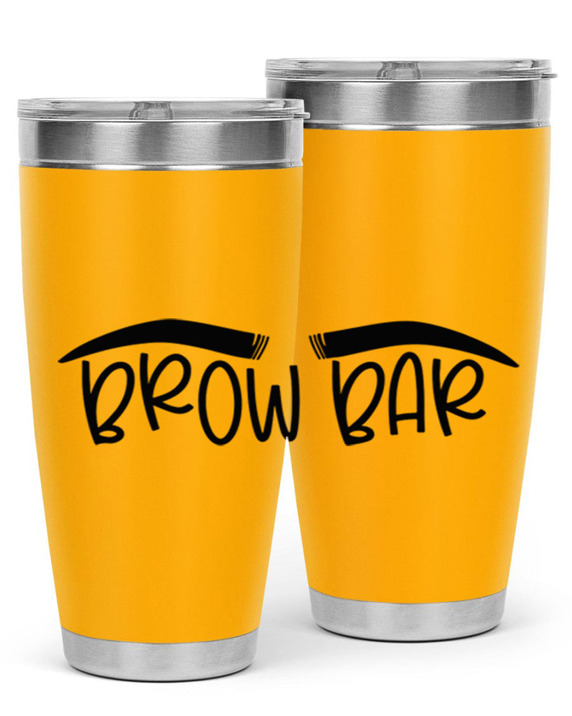 Brown Bar Style 124#- make up- Tumbler