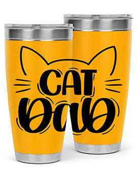 Cat Dad Style 81#- cat- Tumbler