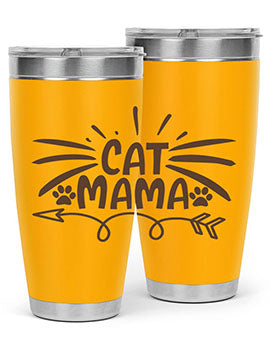Cat Mama Style 5#- cat- Tumbler