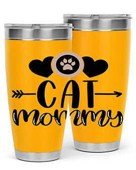 Cat Mommy Style 87#- cat- Tumbler