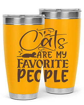 Cats Are My Favorite People Style 7#- cat- Tumbler