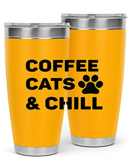 Coffee Cat Style 41#- cat- Tumbler