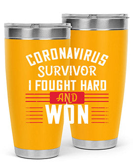 Corona Virus Survivor i fought and own Style 4#- corona virus- Cotton Tank