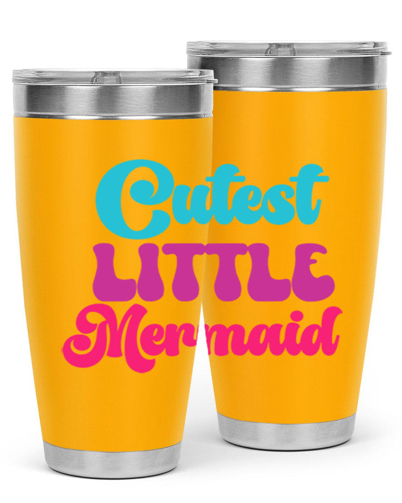 Cutest Little Mermaid 90#- mermaid- Tumbler