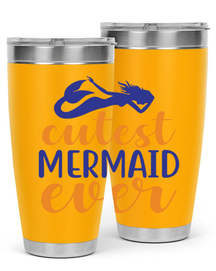 Cutest Mermaid Ever 91#- mermaid- Tumbler