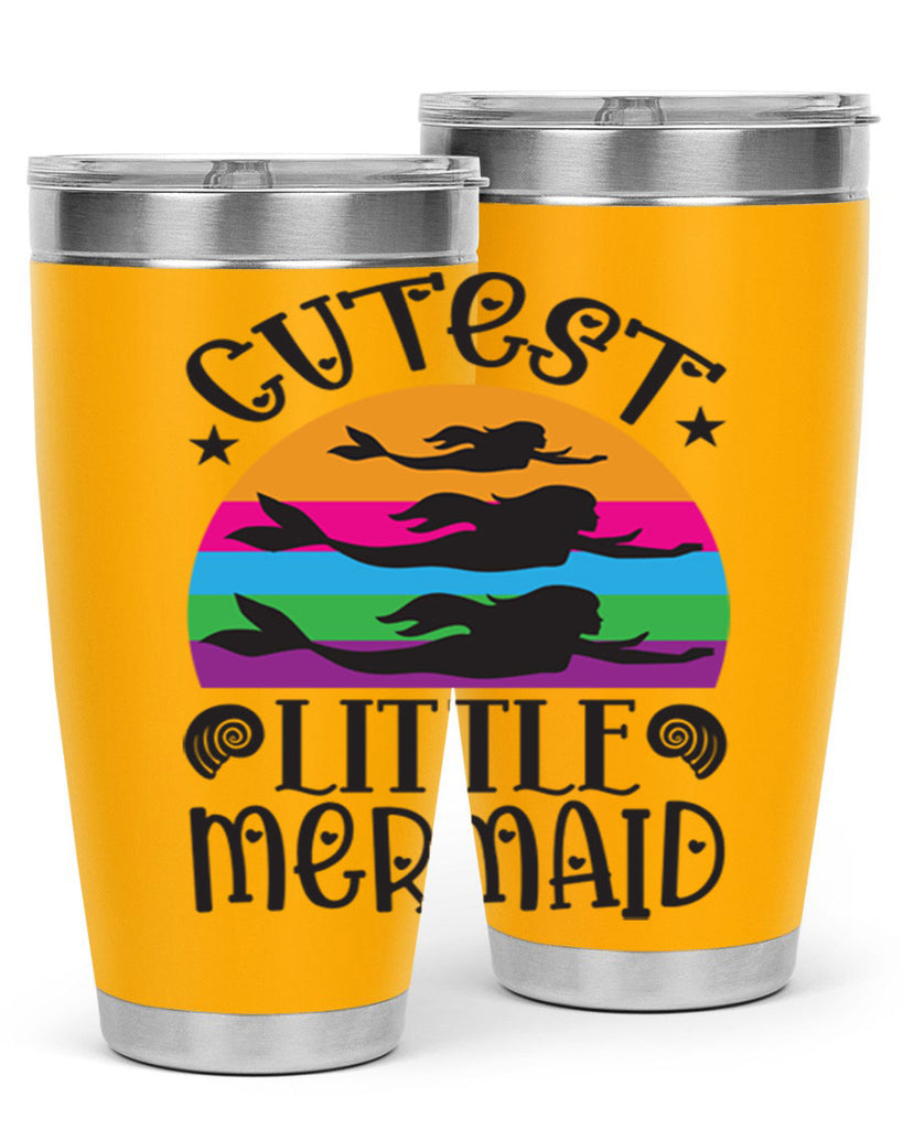 Cutest little mermaid 96#- mermaid- Tumbler