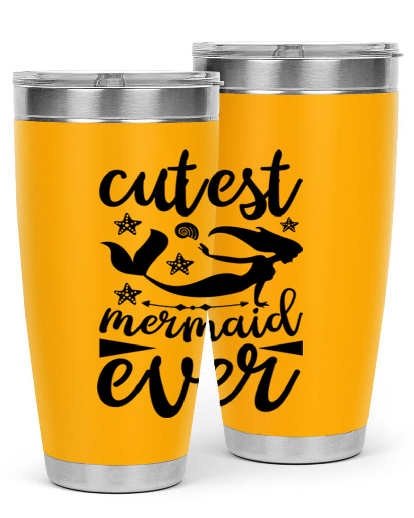 Cutest mermaid ever design 103#- mermaid- Tumbler