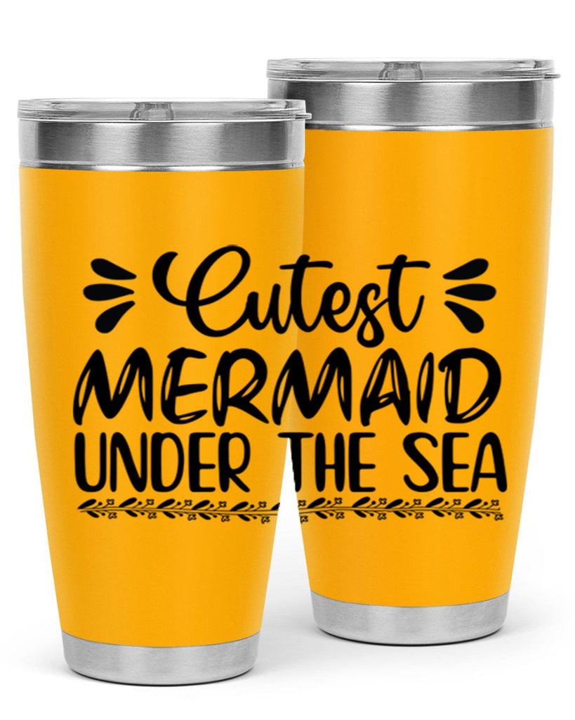 Cutest mermaid under the sea 105#- mermaid- Tumbler