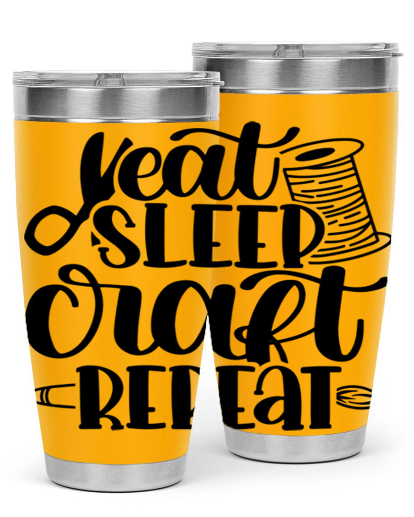 Eat Sleep Craft Repeat 29#- crafting- Tumbler