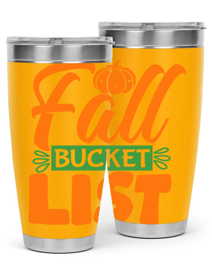 Fall Bucket List 93#- fall- Tumbler