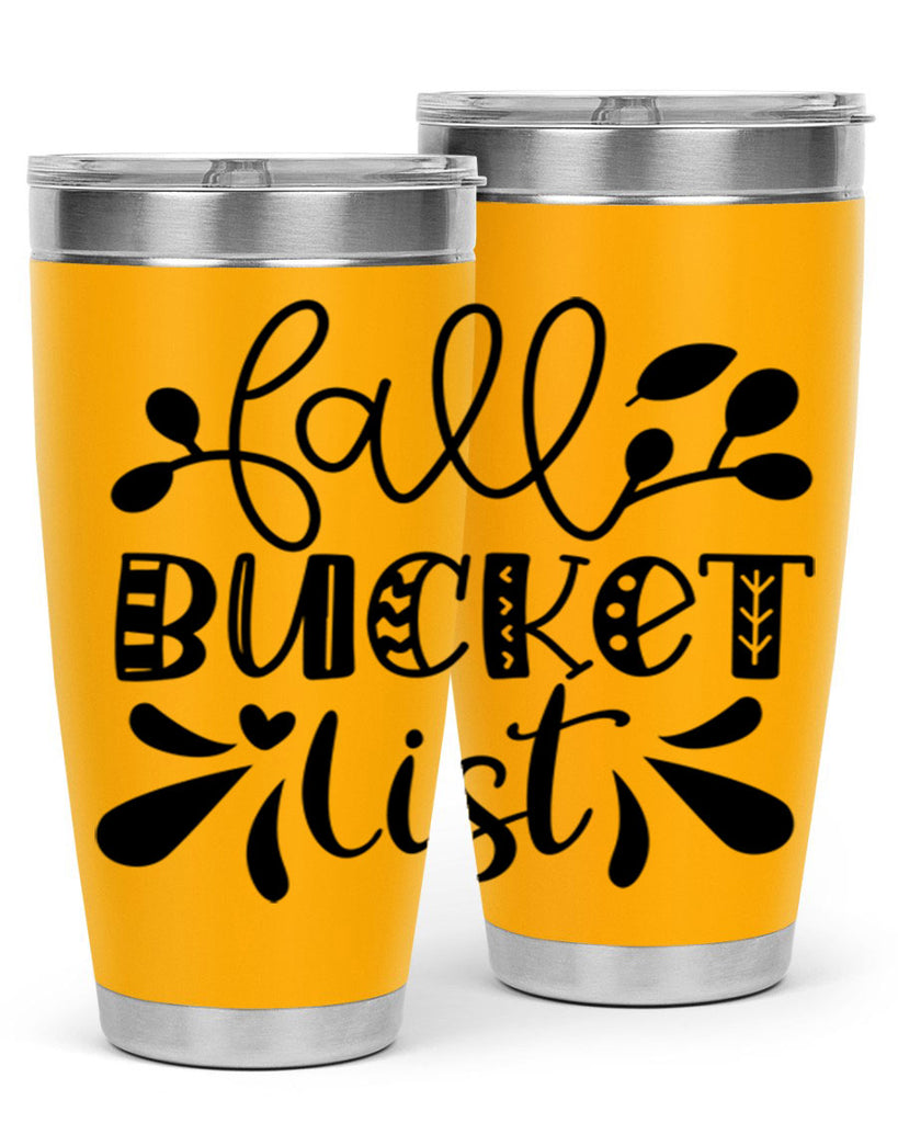 Fall Bucket List 94#- fall- Tumbler