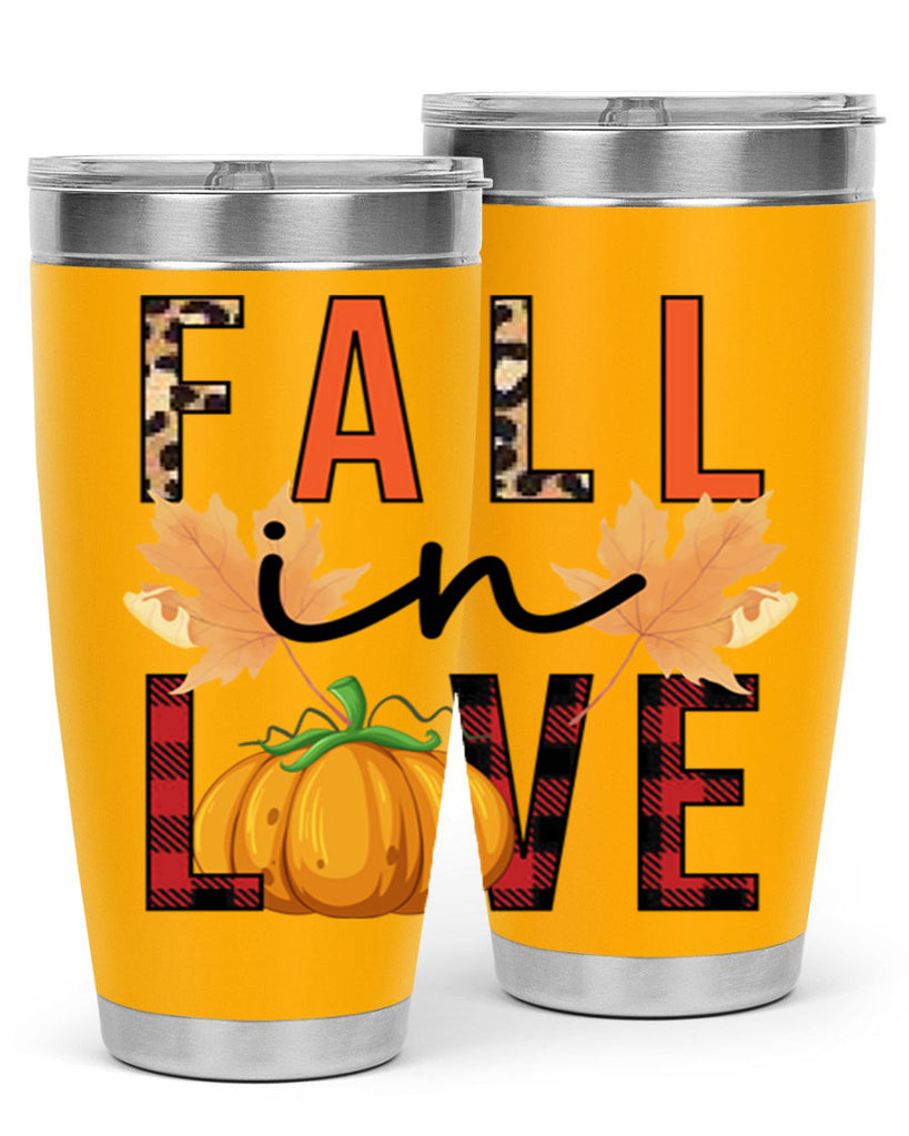 Fall in Love 104#- fall- Tumbler