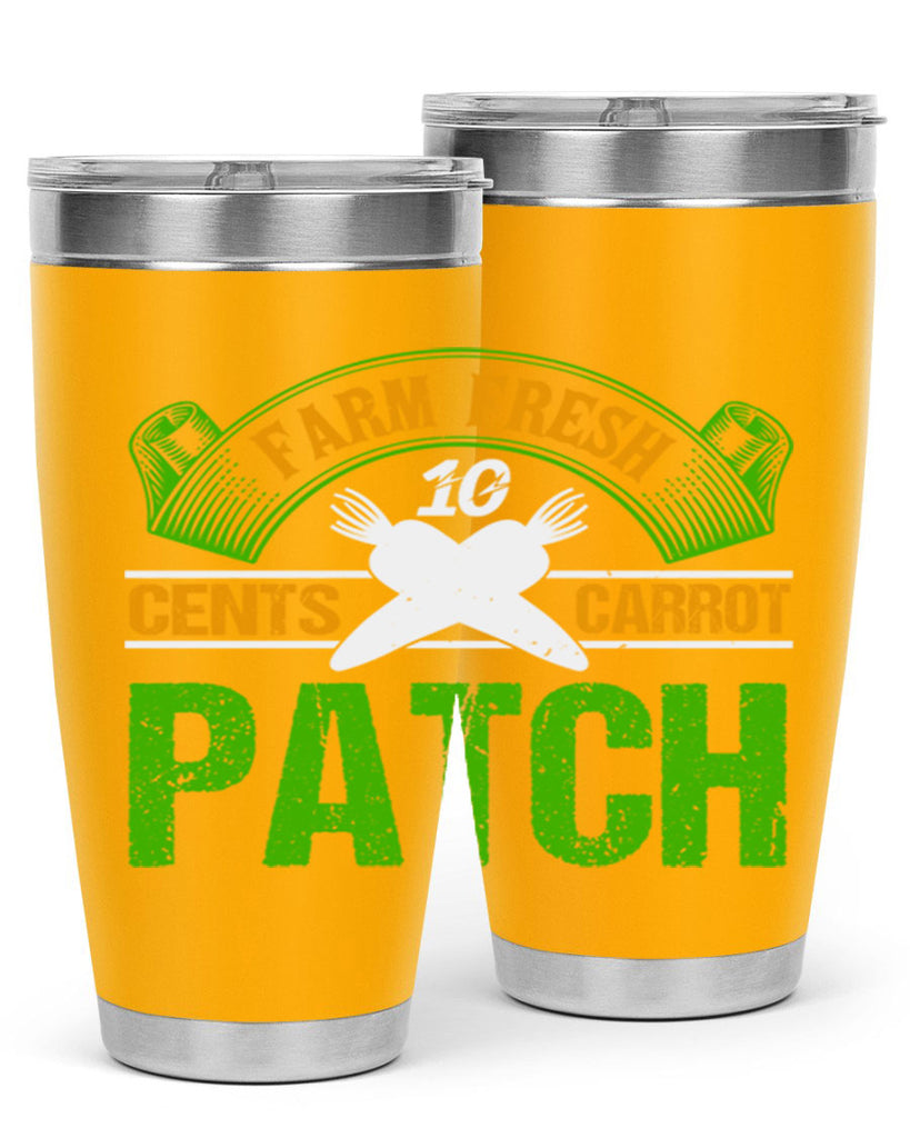 Farm Fresh cents carrot patch 22#- farming and gardening- Tumbler