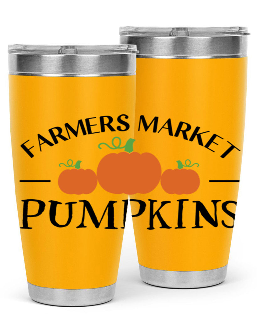 Farmers Market Pumpkins 178#- fall- Tumbler