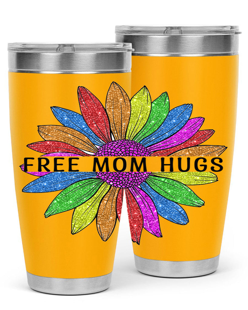 Free Mom Hugs Gay Pride Lgbt Flower 26#- lgbt- Tumbler