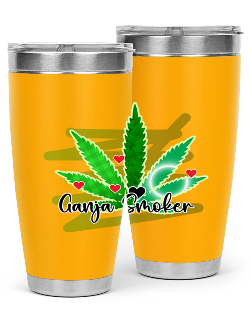 Ganja Smoker 88#- marijuana- Tumbler