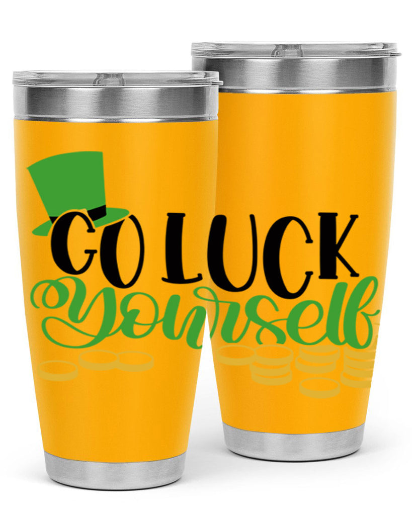 Go Lucky Yourself Style 98#- St Patricks Day- Tumbler