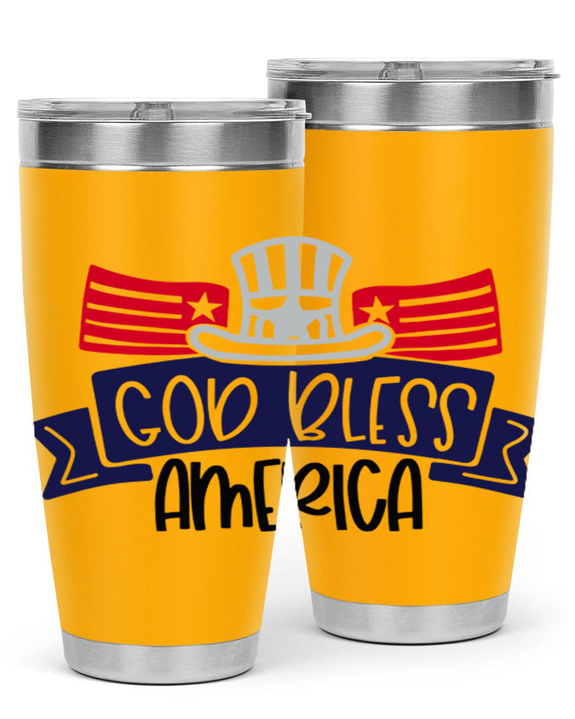 God Bless America Style 151#- Fourt Of July- Tumbler