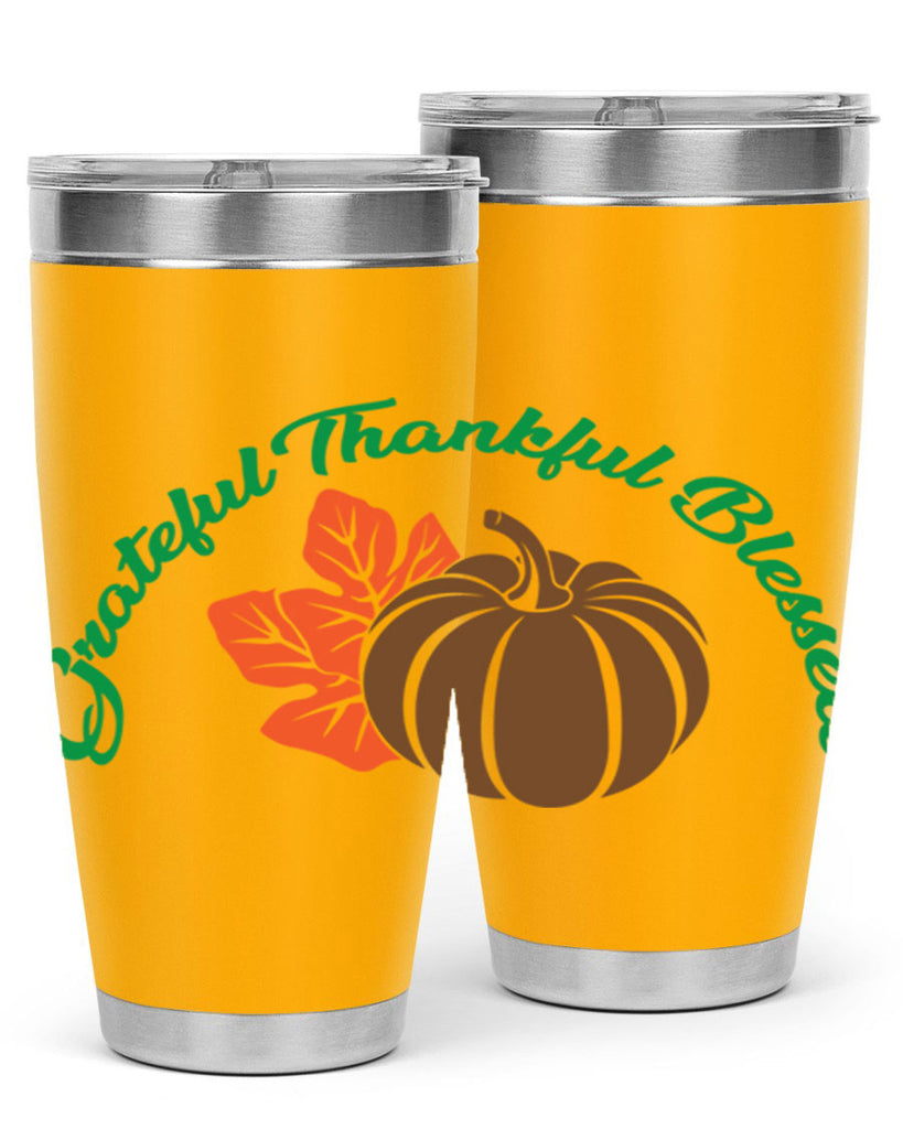 Grateful Thankful Blessed 214#- fall- Tumbler