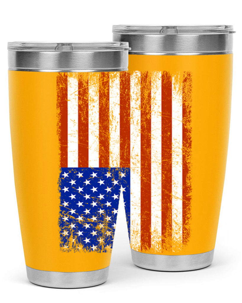 Grunge Flag 52#- Us Flags- Tumbler