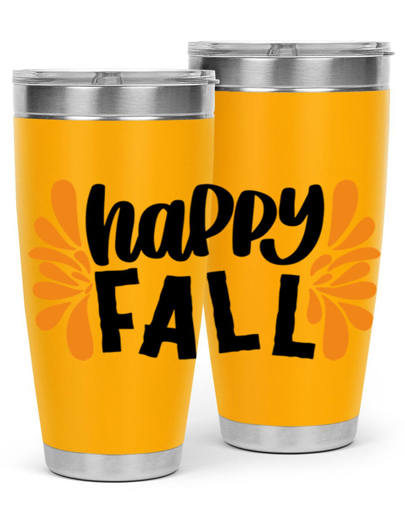 Happy Fall 491#- fall- Tumbler
