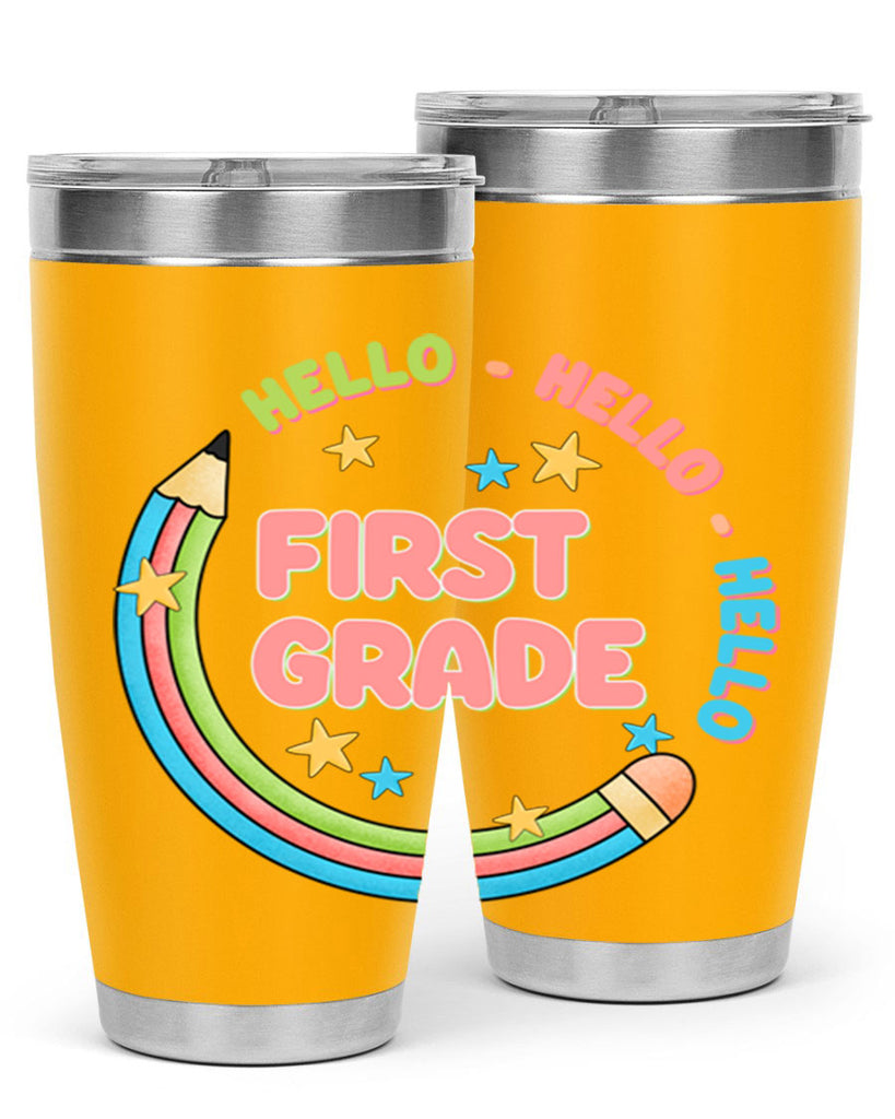 Hello 1st Grade Pencil 15#- 1st grade- Tumbler