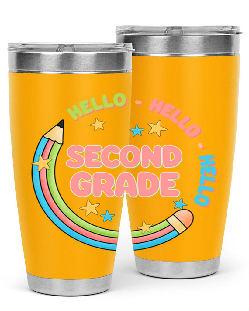 Hello 2nd Grade Pencil 10#- second grade- Tumbler