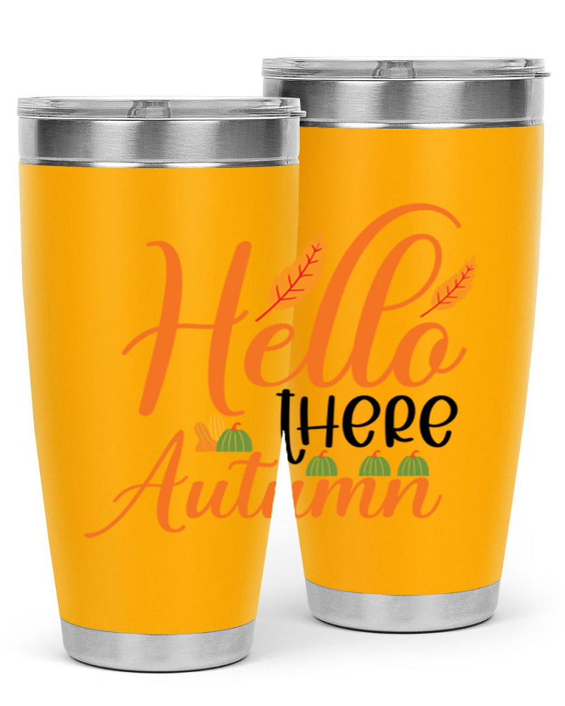 Hello There Autumn 297#- fall- Tumbler