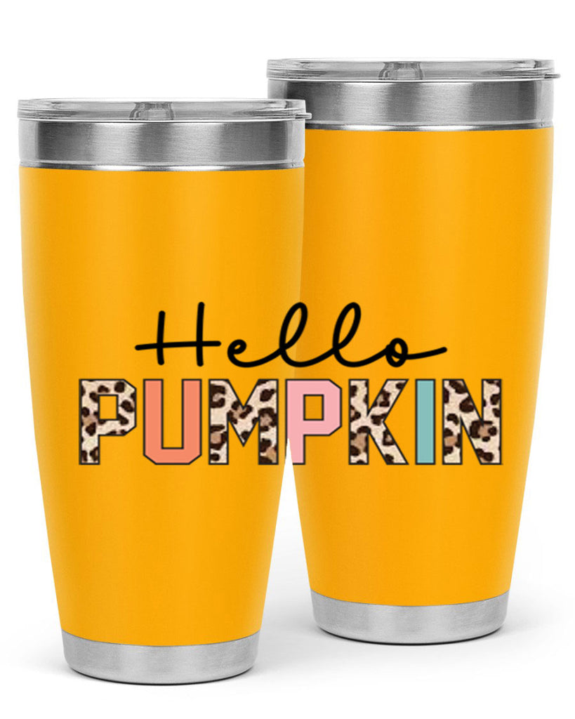 Hello pumpkin 289#- fall- Tumbler
