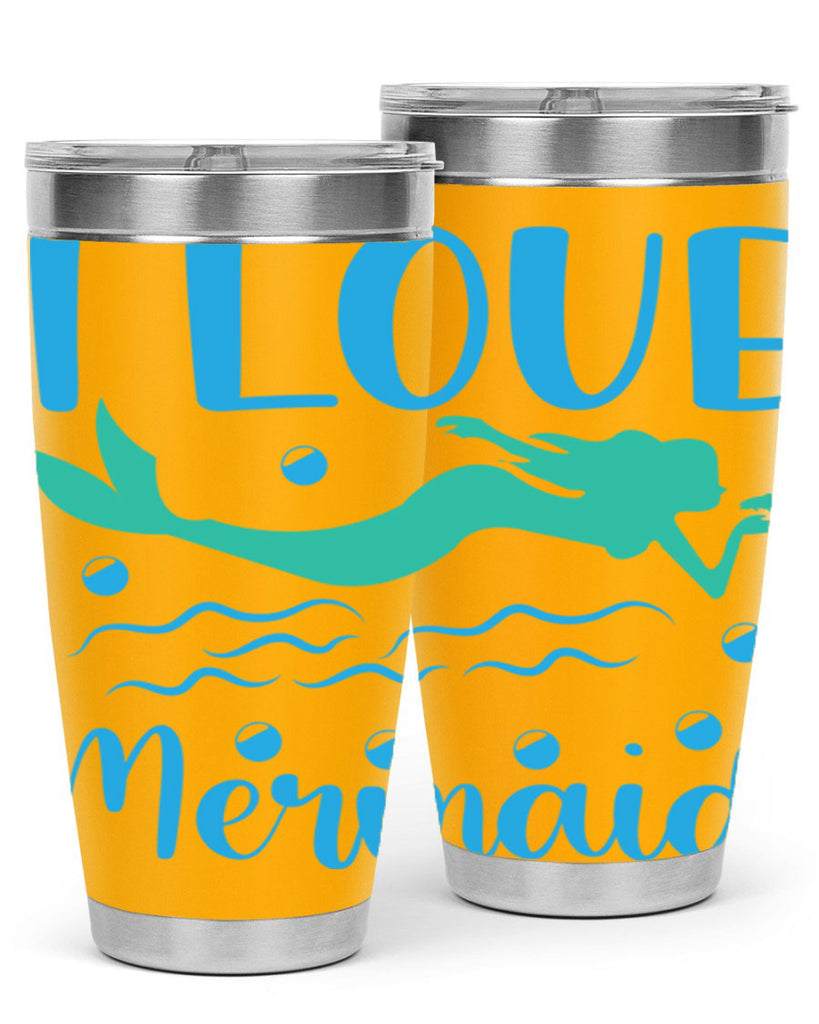 I Love Mermaid Design 231#- mermaid- Tumbler