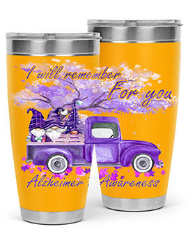 I Will Remember For You AlzheimerS 182#- alzheimers- Tumbler