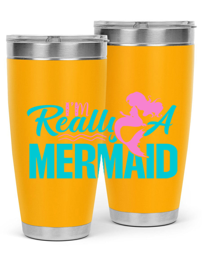 I m Really A Mermaid 212#- mermaid- Tumbler