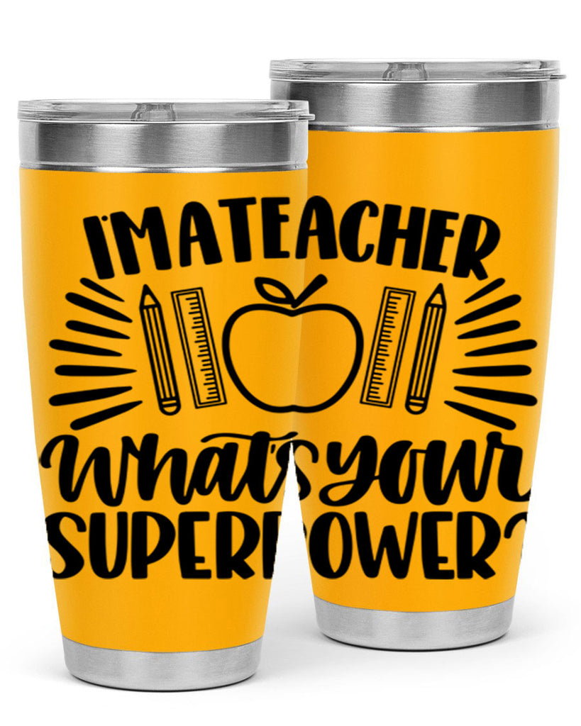 Im A Teacher Whats Your Style 72#- teacher- tumbler