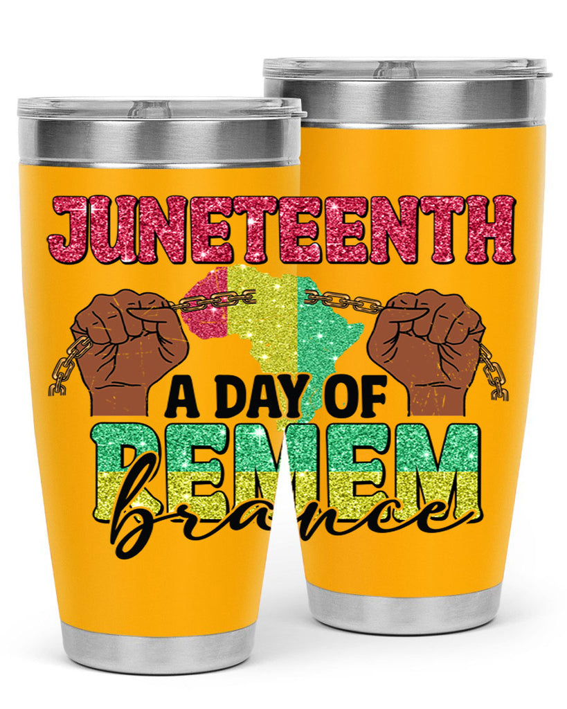 Juneteenth A Day Of Remembrance Png 9#- Juneteenth- tumbler